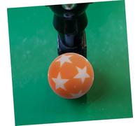 QUMIIRITY 15 pièces Balles de Football de Table Orange Blanc Accessoires de Jeu de Football de Bureau de Remplacement Résistantes et pour Jeu de Société