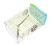 QUMIIRITY 1ensemble Boîte Alimentation Transparente pour Insectes Habitat pour Élevage De Mantes Et Phasmes Conteneur Éducatif pour Observation des Cycles De Vie Terrarium Clair pour