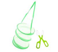 QUMIIRITY 1ensemble Cage à Insectes Pliables Maille Transparente Habitat Portable pour Exploration Nature pour Étudiants avec Facile Aux Plantes Et Nourriture