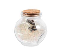 QUMIIRITY 1ensemble Capsule Message Bouteille avec Notes à Écrire pour Anniversaire Saint-Valentin Et Occasions Spéciales