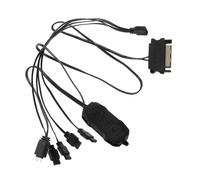 QUMIIRITY 1ensemble Contrôleur RGB pour Pc Adaptateur De Synchronisation Et Extension Éclairage Personnalisable pour Ordinateur De Bureau Accessoire Pratique Et Facile à Installer