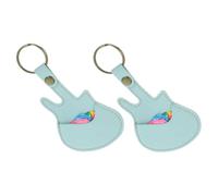 QUMIIRITY 1ensemble Étui De Rangement pour Médiateurs De Guitare avec Porte-clés De Stockage Portable pour Médiateurs Comprend pour Guitare Électrique Et Acoustique