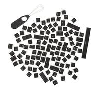 QUMIIRITY 1ensemble Keycaps Pudding Semi-Transparent pour Clavier Mécanique Design Ergonomique Et Lumineux pour Gamers