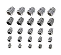 QUMIIRITY 25 pièces Cales Rondes Acier pour Poignée de Marteau et Hache Renforcement Évitez Desserrage du Manche Kit de Coins Fer pour Outils à Fendre et Jardinage