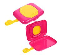 QUMIIRITY 2pièces Boîte De Lingettes Humides Portable Distributeur De Lingettes Recharges Pour Voyage Pratique Et Économique Pour Crèches Poussettes Et Tables