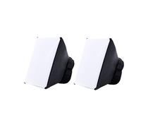 QUMIIRITY 2pièces Diffuseur De Flash Softbox Lot pour Appareil Photo DSLR avec Éclairage Doux Et Uniforme pour Réduire Les Ombres Zones Désagréables