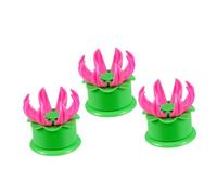 QUMIIRITY 3 pièces Moule à Pains Vapeur Écologique pour Fabrication de Baozi Ustensile de Cuisine Pratique et Sûr avec Design Curling pour Sceller la Pâte