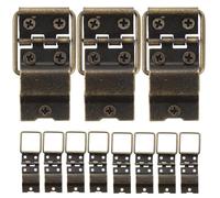 QUMIIRITY 30pcs Mini Charnières en Fer pour Boîte à Bijoux et Petites Armoires, Design Unique, Pratiques et Faciles à Installer pour Rangement