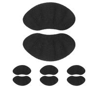 QUMIIRITY 4 Paires de Coussinets Antidérapants pour Talons Noirs en Tissu et Écume, Protège-talons Confortables pour Sneakers et Chaussures de Sport, Prévention des Ampoules pour Hommes