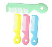 QUMIIRITY 4pièces Brosse à Cheveux Garçon Fille Sécurisée à Dents Rondes Peigne Pour Nourrissons Et Tout-petits Pour Toilettage Démêlage
