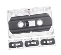 QUMIIRITY 4pièces Cassettes Audio Vierges pour Enregistrement Décoration Murale Cassette pour Messages Créatifs Personnalisés