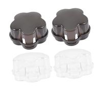 QUMIIRITY 4pièces Couvercles De Pour Boutons De De Cuisine Sécurité Garçon Fille Pour Cuisinières à Accessoires De Cuisine Universels Plastique Transparent