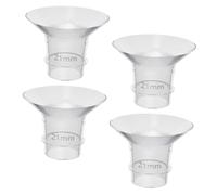 QUMIIRITY 4pièces Inserts De Bride Réutilisables Silicone Pour Tire-lait De Accessoires Pratiques Pour Allaitement Et Conservation Du Lait