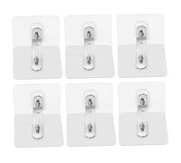 QUMIIRITY 6Pièces Adhésifs pour Kit de Tip pour Sécuriser Bibliothèques Commode Télévisions Installation Facile Perçage