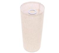 QUMIIRITY Abat-jour Cylindrique en Tissu pour Lampadaire E27, Design Moderne Minimaliste, Haut Cylindre Décoratif et Pratique pour Bureau et Chambre