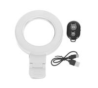 QUMIIRITY Accessoire avec Anneau Lumineux et Design Antidérapant pour Vlogs et Utilisation Quotidienne