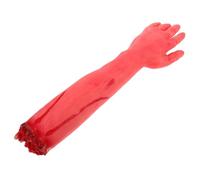 QUMIIRITY Accessoire de Bras Cassé Réaliste en Vinyle Beige pour Décoration Halloween, Flexible et Suspendable, pour Maison Hantée ou Fête Effrayante