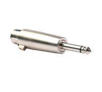 QUMIIRITY Adaptateur Audio XLR Femelle vers Jack Mono Mâle Convertisseur Nickelé pour Micro Caméscope et Vidéo Accessoire Polyvalent pour Bureau et Maison