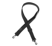 QUMIIRITY Bandoulière De Paquet De Rechange Noire Réglable en Polyester Boucle en Plastique, Sangle pour Paquet à Main Et Appareil Photo, Bandoulière Large Polyvalente pour Usage Quotidien