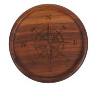 QUMIIRITY Bougeoir Rustique en Bois Rond, Porte-Bougie De Bureau en Bois Naturel, Plateau Porte-Bougie Décoratif, Accessoire Artisanal pour Décoration Intérieure Et Fête