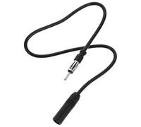 QUMIIRITY Câble D’Extension Antenne Radio Am/FM Voiture 1 M Noir Connecteur Mâle/Femelle Câble de Connexion Autoradio Compatible Rallonge pour Véhicule Électrique