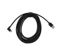 QUMIIRITY Câble USB C 4M Transfert USB 3.1 Coudé 90° Charge Intelligente Protection VR Téléphone Portable