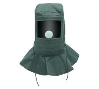QUMIIRITY Cagoule de Sablage et Chapeau pour Sablage Écran Transparent PC et Tissu Oxford Léger Protection Anti-poussière en Milieu Industriel