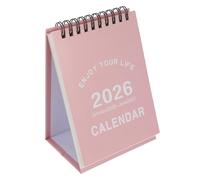 QUMIIRITY Calendrier de Bureau Rose Calendrier Cheval Pied Planificateur Mois pour Bureau École et Usage Personnel