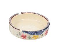 QUMIIRITY Cendrier Céramique Japonaise sous Glaçure Porte Cendres Vintage Pratique pour Maison Ornement Compact et Facile à Nettoyer