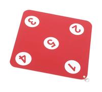 QUMIIRITY Cible D'escrime en Caoutchouc Rouge à Suspendre Mur, Outil D'entraînement Facile à Utiliser pour Améliorer Les Compétences en Escrime à Domicile