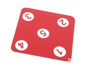 QUMIIRITY Cible D'escrime en Caoutchouc Rouge à Suspendre Mur, Outil D'entraînement Facile à Utiliser pour Améliorer Les Compétences en Escrime à Domicile