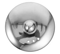 QUMIIRITY Couvercle en Acier Inoxydable 6,3 Cm pour Infuseur à Thé Accessoire de Bouilloire Réutilisable Compatible Théière Kung Fu Passoire à Thé Multifonction pour Préparation et Service