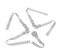 QUMIIRITY De Sécurité Ajustable Pour Garçon Fille Avec Laisse Sangles Pour Poussette Et Chaise Haute Accessoires Pour Repas Et Promenade Robuste Et Couleur Blanche