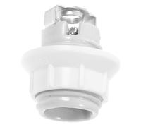 QUMIIRITY Douille de Lampe en Céramique E14 Filetage Complet, Support en Porcelaine Blanc, Compatible, Design Moderne et Élégant pour Réparation et Fabrication de Luminaires
