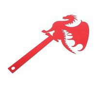 QUMIIRITY Drapeau Décoratif en Métal pour Boîte aux Lettres de Jardin Motif Dragon Volant Support Piquet 1 Pièce Ornement Extérieur Résistant Remplacement Drapeau Boîte aux Lettres