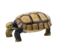 QUMIIRITY Figurine Tortue Terre Réaliste Plastique Éducatif Land Tortoise pour Garçon Fille Modèle Animal Cognitif Décoration Ludique et Apprentissage des Tortues