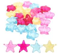 QUMIIRITY Glaçons à Vin Réutilisables en Polypropylène Pp, Lot de 24 Cubes Étoiles, Résistants à L'usure, Rapides à Congeler et Faciles, pour Whisky, Cocktails et Rafraîchisseurs