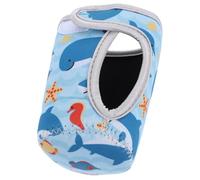 QUMIIRITY Housse De Bouteille Néoprène Ajustable pour Nourrissons Manchon Isolant Et Anti-brûlure avec Design Carton Adorable Crabe Et Requin