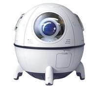 QUMIIRITY Humidificateur D’air USB de Vaisseau Spatial Astronaute, Mini Diffuseur pour Voiture et Chambre, Éclairage LED Multicolore, Grand Volume de Brume 40 Ml/h, Humidificateur Décoratif