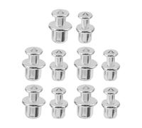 QUMIIRITY Kit 20 Pcs Pointes de Centrage Cheville en Acier Chromé, 6/8/10/12 Mm, Outil de Perçage Précis pour Menuiserie, Centreur pour Assemblage Bois et Travail du Bois Professionnel