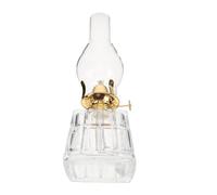 QUMIIRITY Lanterne à Pétrole Verre Vintage Lampe à Pétrole Décorative pour Intérieur Et Extérieur avec Globe Verre pour Éclairage Doux Et Romantique