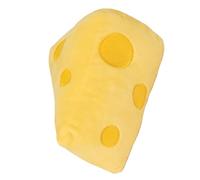 QUMIIRITY l'herbe à Chat pour Chat en Peluche Jaune à Mâcher Résistant aux Morsures de Dentition Interactif D’intérieur Stimulation et Exercice Quotidien