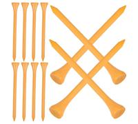 QUMIIRITY Lot de 20 Petits Tees de Golf en Bois Réutilisables, Supports Solides pour Balles de Golf, Résistants à L'effondrement, pour Entraînement en Extérieur