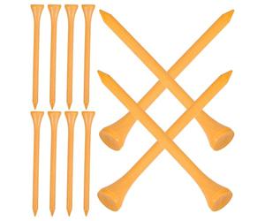 QUMIIRITY Lot de 20 Petits Tees de Golf en Bois Réutilisables, Supports Solides pour Balles de Golf, Résistants à L'effondrement, pour Entraînement en Extérieur