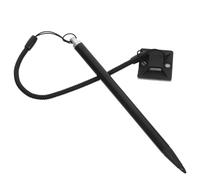 QUMIIRITY Lot de 3 Set de Stylets pour Écrans Résistifs Métalliques Cordon Anti-Perte et Support Fixe, Stylo Tactile pour Garçon et Filles et Navigation Automobile, Accessoire Électronique