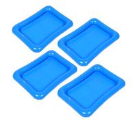 QUMIIRITY Lot De 4 Bar Gonflables : Buffet De Glaces, Plateau À Salade, Table De Sable Gonflable, Bac À Sable, Support pour Jouets De Pêche pour Enfants, Jeux Aquatiques, Fournitures De Jeu