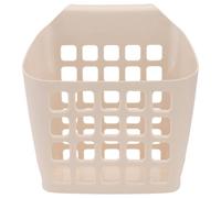 QUMIIRITY Mangeoire Suspendue pour Lapins et Cochons d'Inde, Support Plastique Grosse Capacité Beige, Crèche Anti-gaspillage pour Cage Intérieure et Extérieure, Panier Solide Facile