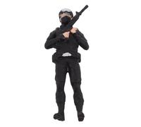 QUMIIRITY Modèle Policier Micro Résine Figurine Miniature Détaillée pour Décorations de Bureau et Scènes Miniatures Collection et Décor Halloween