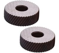 QUMIIRITY Molette de Moletage Linéaire en Acier Petites Molettes de Rechange Lot de 2, Résistantes la Corrosion pour Utilisation Industrielle