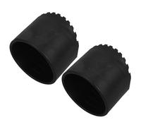 QUMIIRITY Patins Stabilisateurs Antidérapants en Caoutchouc Rond pour Échelle Télescopique, Universels et Portables, Lot de 2 Pièces pour Activités Extérieures, Protection et Stabilité